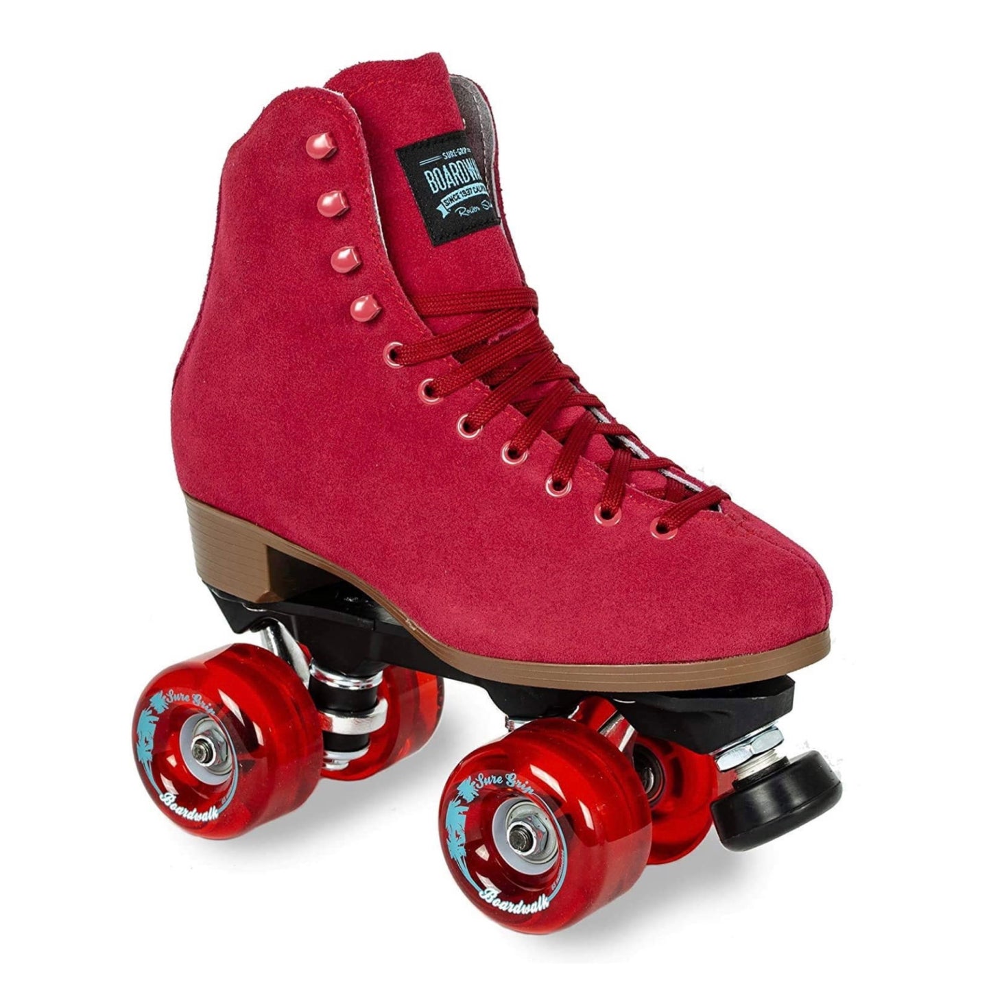 Sure-Grip Boardwalk Red Outdoor Roller Skates
