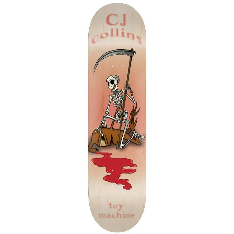Toy Machine Collins Reaper 8.25" Skateboard Deck