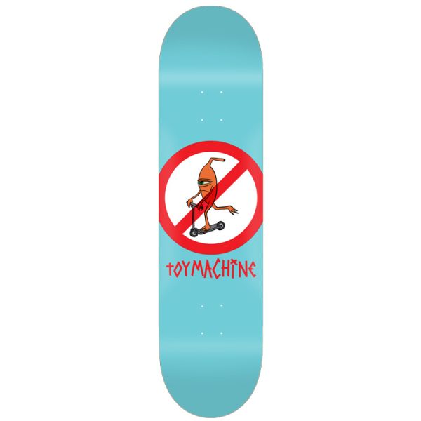 Toy Machine No Scooter Blue 8.25" Skateboard Deck