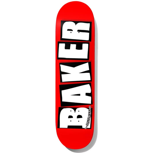 Baker Brand Logo Red/White 8.125" Skateboard Deck