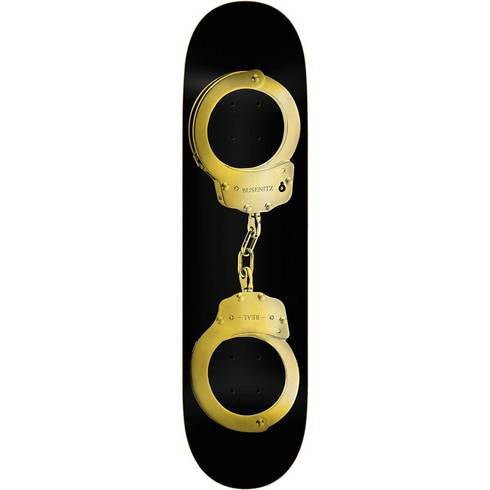 Real Busenitz Gold Cuffs 8.5" Full Se Skateboard Deck