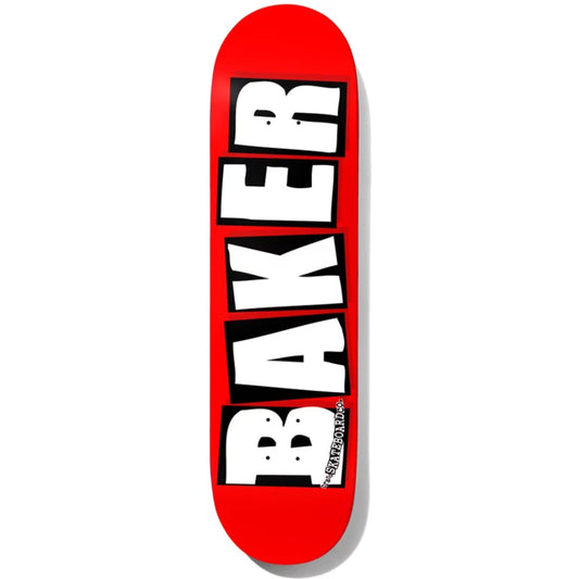 Baker Brand Logo Red/White 8.25" Skateboard Deck
