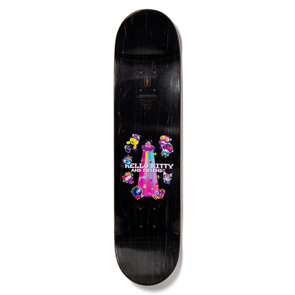Girl Sanrio Pacheco Kawaii Arcade Skateboard Deck