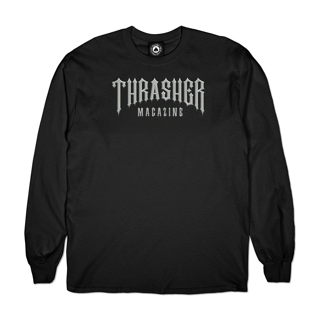 Thrasher Low Low Logo Black L/s Shirt