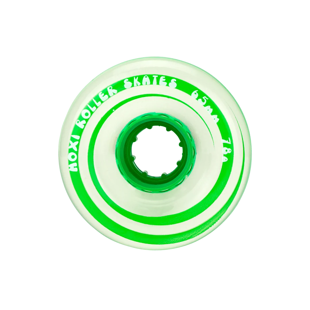 Moxi Gummy 78a 65mm Green Apple (Set of 8) Roller Skate Wheels