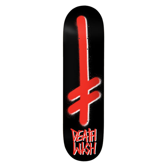 Deathwish Gang Logo Black/Red Skateboard Deck