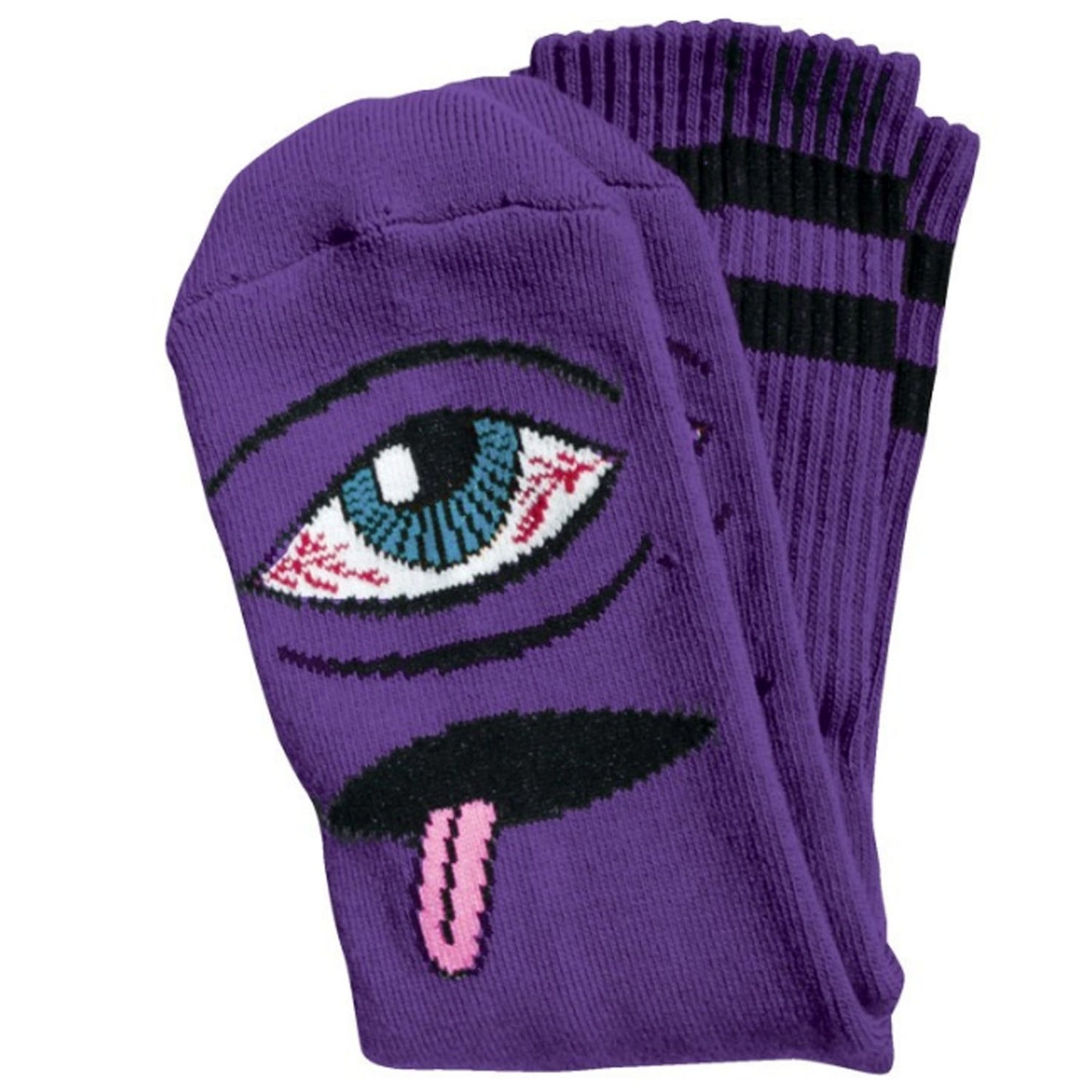 Toy Machine Bloodshot Eye Purple Socks