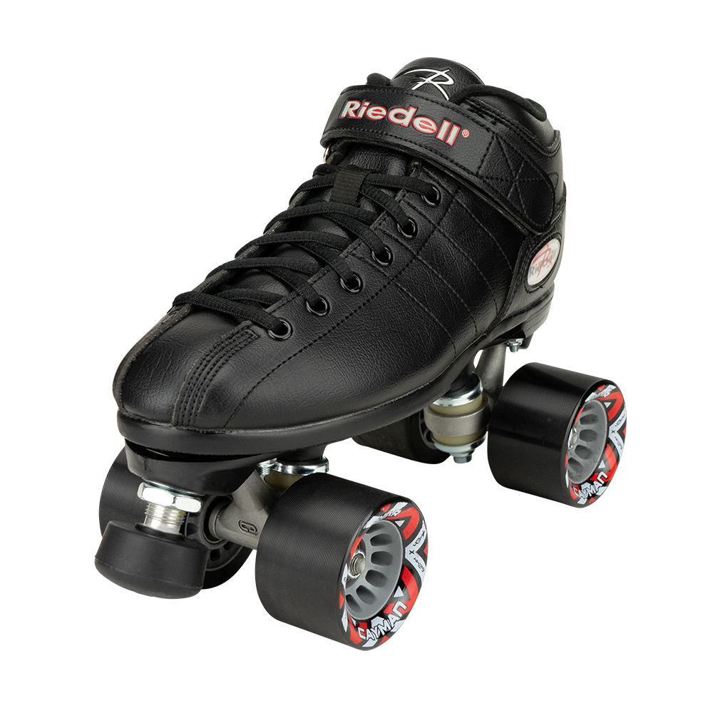 Riedell R3 Med Black Roller Skates