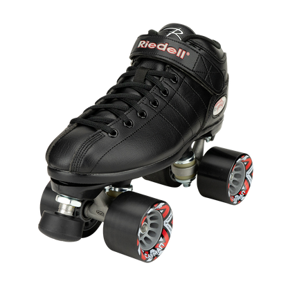 Riedell R3 Med Black Roller Skates