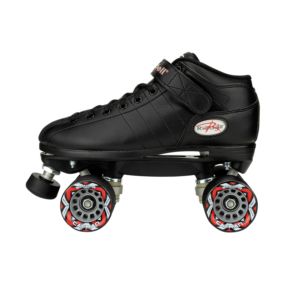 Riedell R3 Med Black Roller Skates