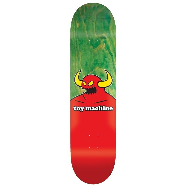 Toy Machine Monster 7.38" Green Skateboard Deck