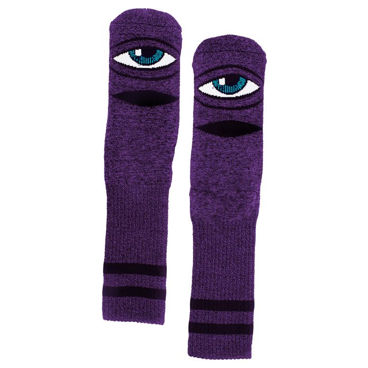 Toy Machine Heather Sect Eye Purple Socks